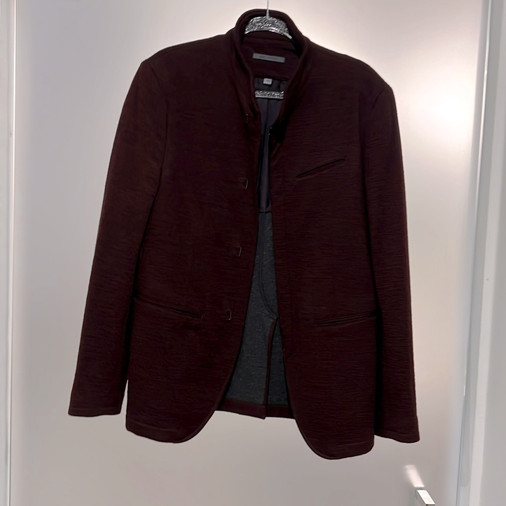 John Varvatos Jacket. Medium. Mint. 48. Brown Terracotta